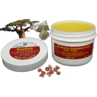 300ml Baobab Sheabutter Creme