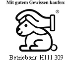 Hase mit schützender Hand