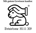 Hase mit schützender Hand